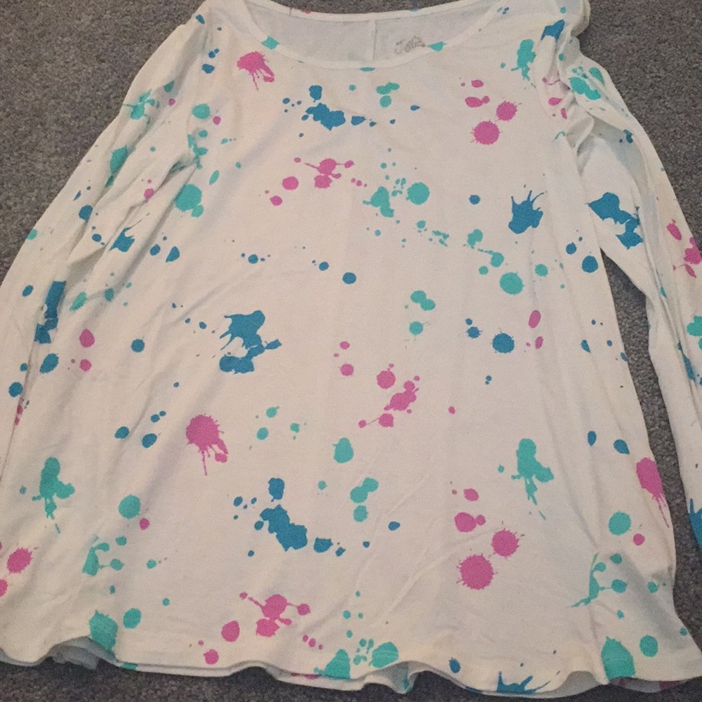 White long sleeve justice size 10